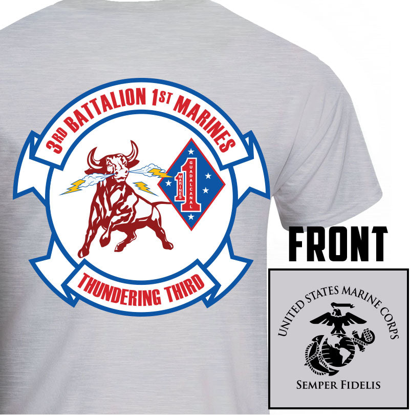 3rd Bn 1st Marines Unit T-Shirt