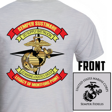 Second Supply Battalion USMC Unit T-Shirt, 2d Supply Bn USMC Unit Logo, USMC gift ideas for men, Marine Corp gifts men or women