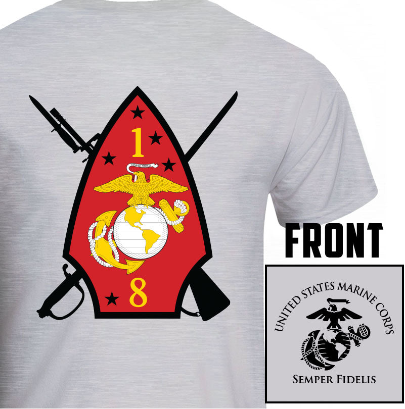 1st Bn 8th Marines Unit T-Shirt