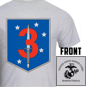 3rd MSOB USMC Unit T-Shirt, 3rd MSOB logo, USMC gift ideas for men, Marine Corp gifts men or women 3rd Marine Special Operations Battalion