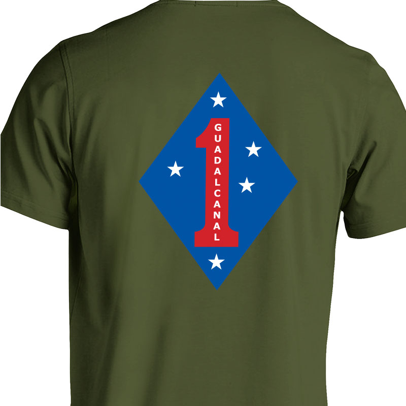 1st Marine Division (1st MARDIV) Unit T-Shirt