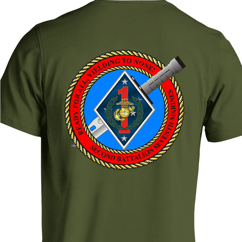 2nd Bn 7th Marines Unit T-Shirt