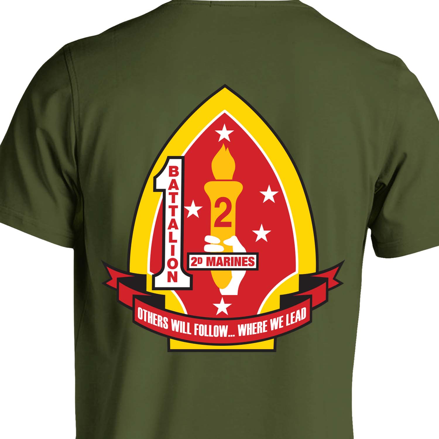 1st Bn 2nd Marines Unit T-Shirt