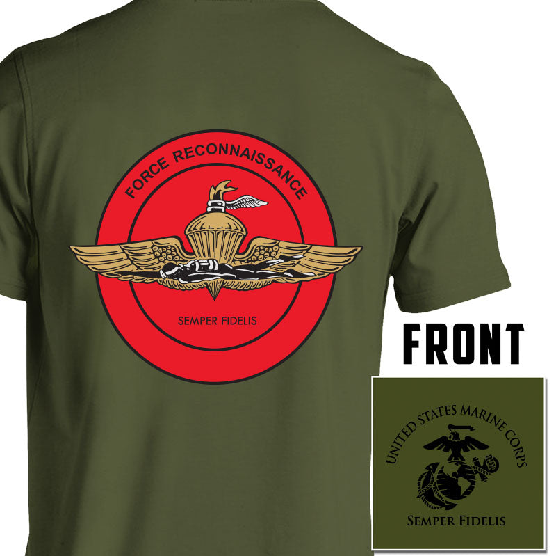 Force Recon Badge Marines USMC T-Shirt