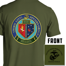 3rd Civil Affairs USMC Unit T-Shirt, 3rd Civil Affairs logo, USMC gift ideas for men, Marine Corp gifts men or women