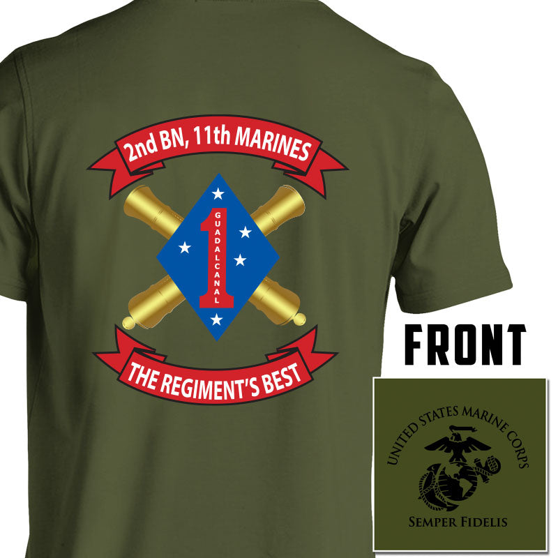 2nd Bn 11th Marines Unit T-Shirt