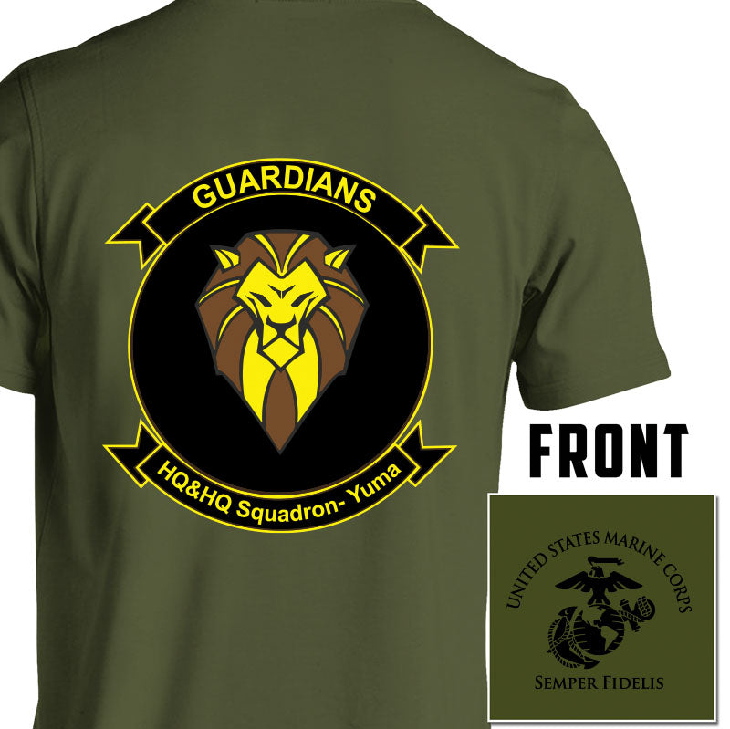 Guardians H&HS Squadron - Yuma USMC Unit T-Shirt