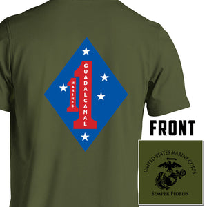 1st Marine Regiment USMC Unit T-shirt, 1st Marine Regiment Marines Unit T-shirt, 1st Marine Regiment Unit T-shirt, USMC Unit T-shirt