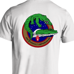 2nd Assault Amphibian Battalion USMC Unit T-Shirt, 2d AABN USMC Unit logo, USMC gift ideas for men, Marine Corp gifts men or women 2nd AABN 