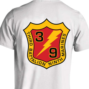 3rd Bn 9th Marines USMC Unit T-Shirt, 3rd Bn 9th Marines, USMC gift ideas for men, Marine Corp gifts men or women 