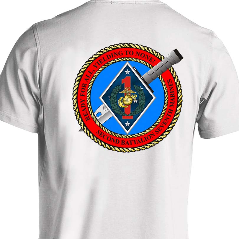 2nd Bn 7th Marines Unit T-Shirt