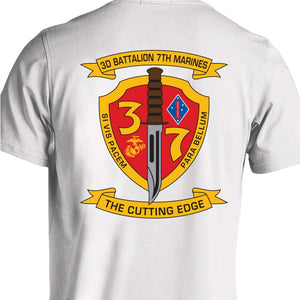 3rd Bn 7th Marines USMC Unit T-Shirt, 3rd Bn 7th Marines logo, USMC gift ideas for men, Marine Corp gifts men or women 3rd Bn 7th Marines