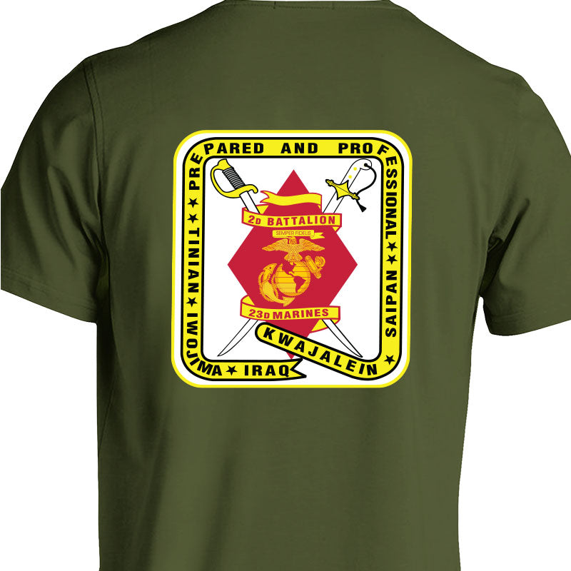 2nd Bn 23rd Marines Unit T-Shirt