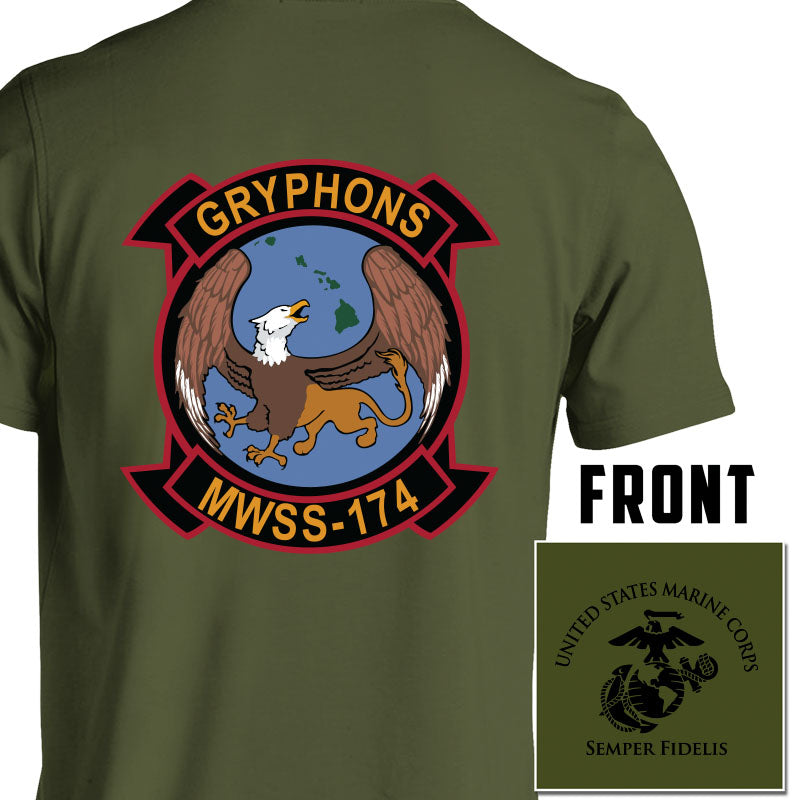 MWSS-174 Marines Unit T-Shirt