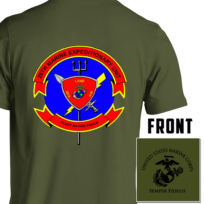 26th Marine Expeditionary Unit (26th MEU) Unit T-Shirt