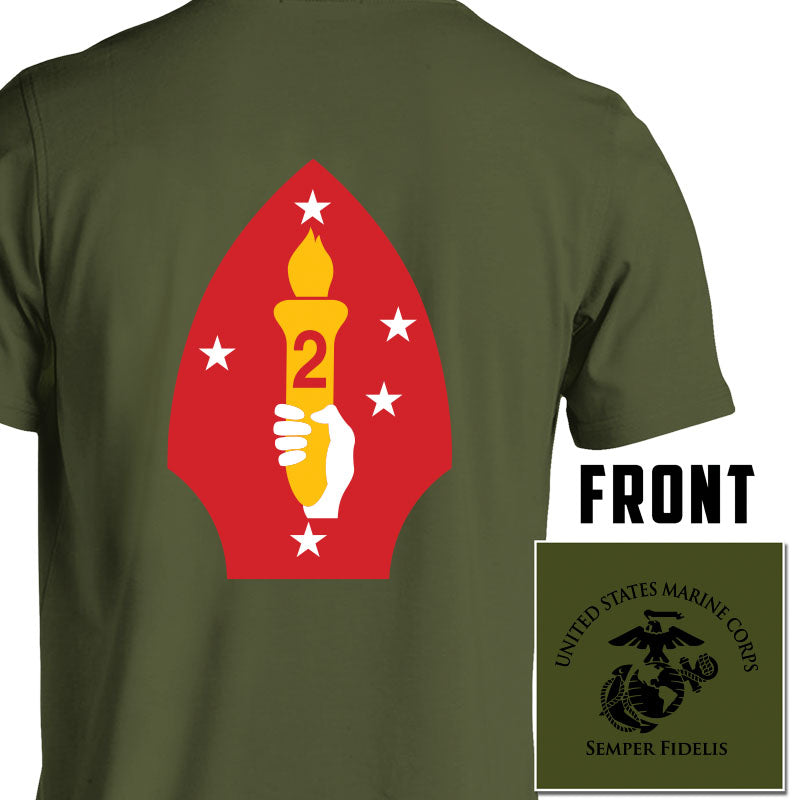 2nd Marine Division Unit T-Shirt