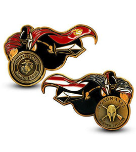 Marine Corps Spartan Challenge Coin