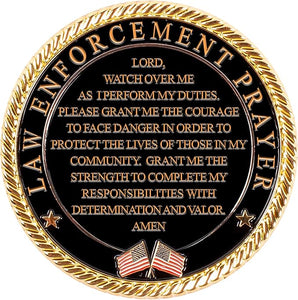 St. Michael - Patron Saint of Law Enforcement - Prayer Coin