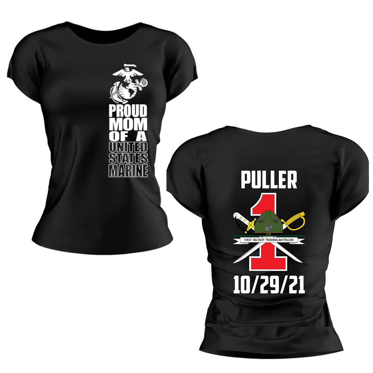 Ladies Proud Parent* of a United States Marine – Women's Marine Graduation T-shirt