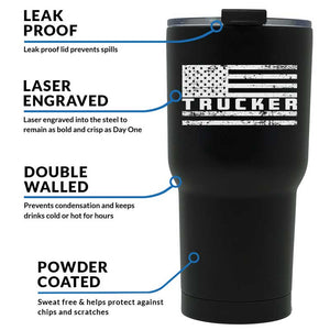 Trucker First Responder Tumbler, COVID-19, Corona Virus