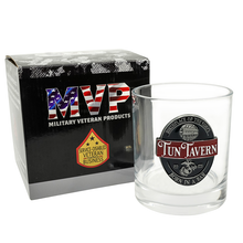 USMC Tun Tavern Rocks Drink Glass-Large Size Marine Corps Whiskey Glass