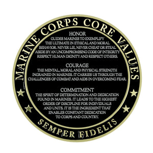 USMC Core Values USMC Challenge Coin