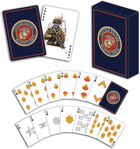 USMC Playing Cards - Gift for Veterans