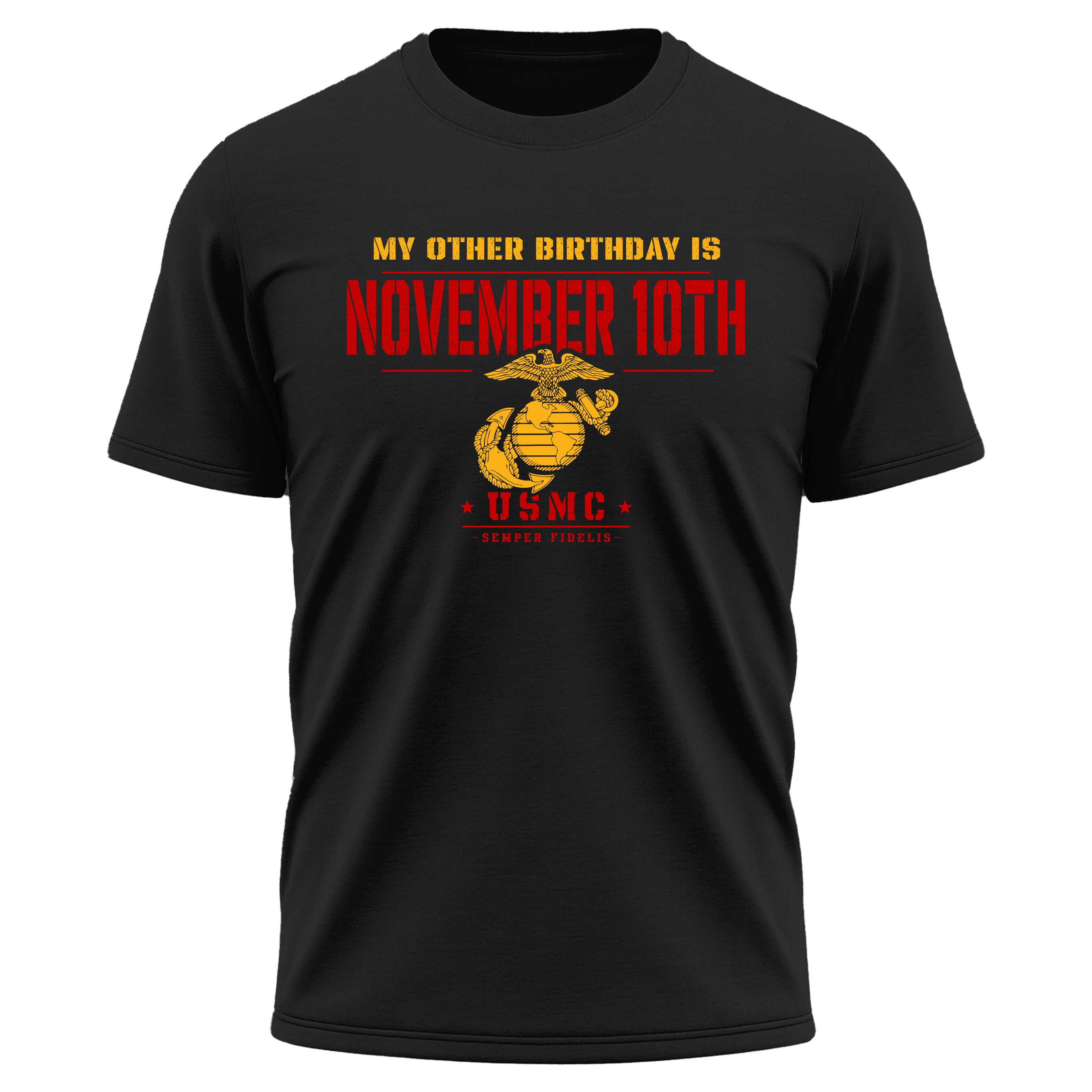 Marines November 10th Semper Fi Birthday Performance T-Shirt