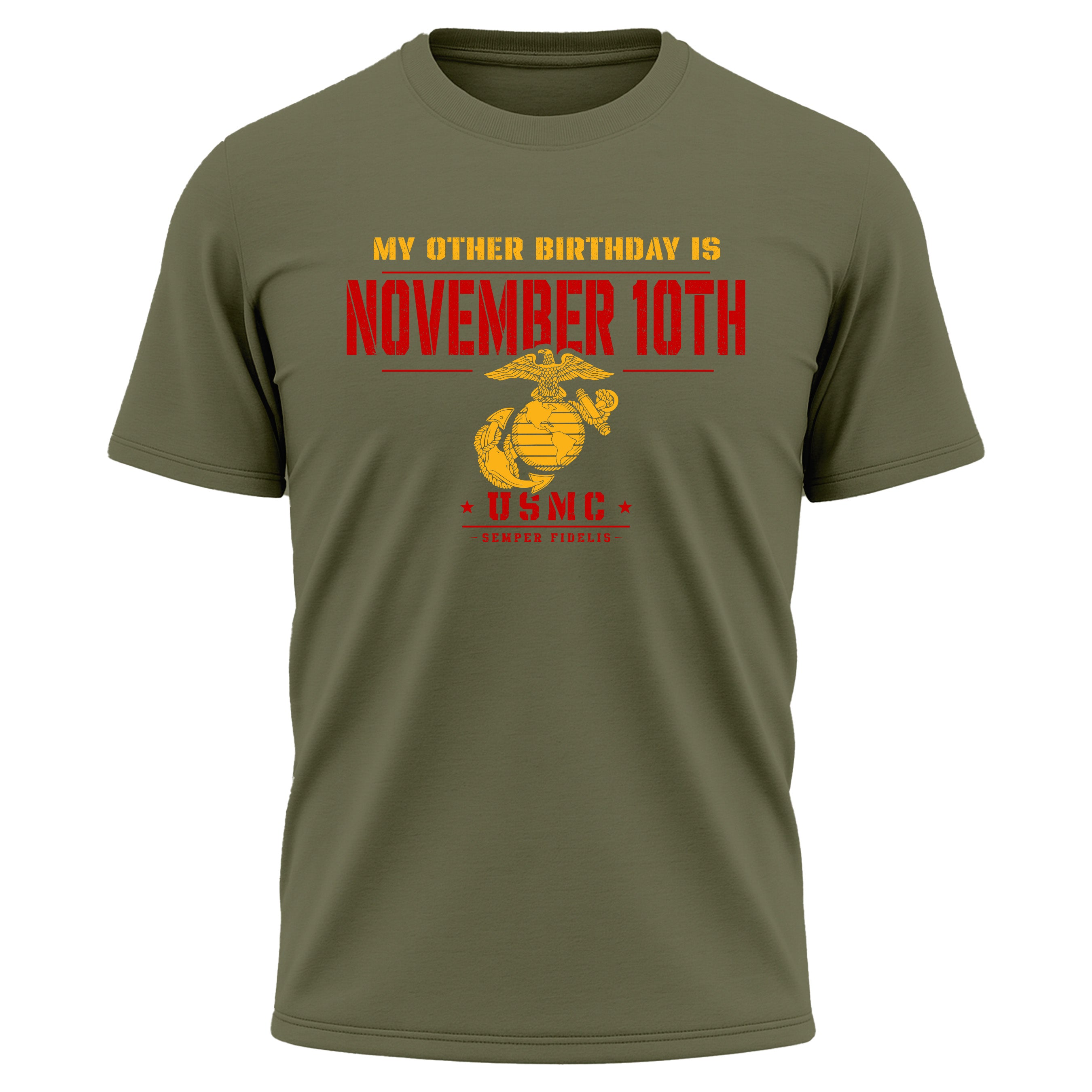 Marines November 10th Semper Fi Birthday Performance T-Shirt