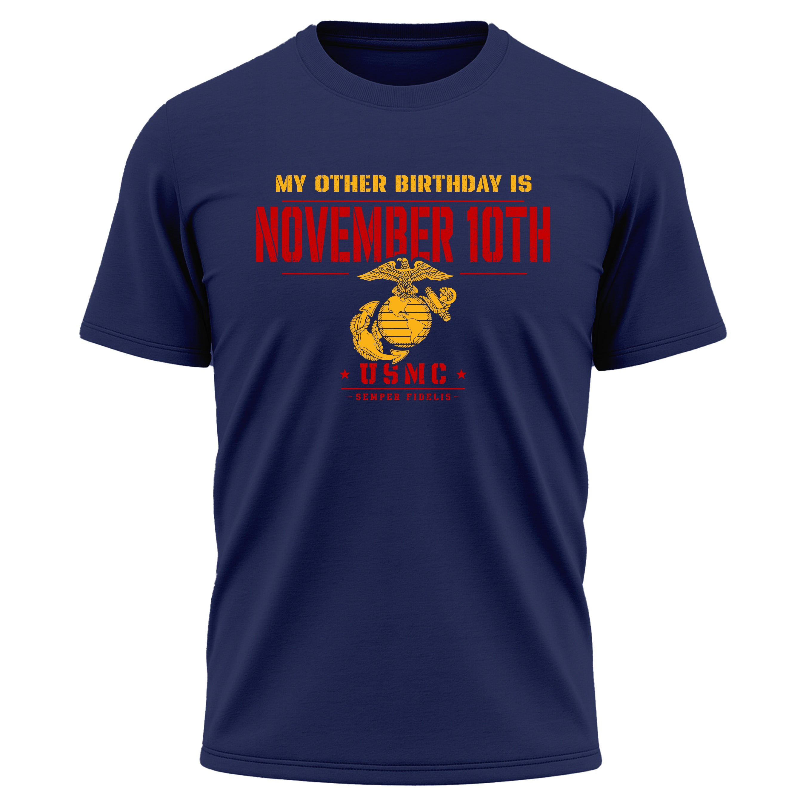Marines November 10th Semper Fi Birthday Performance T-Shirt