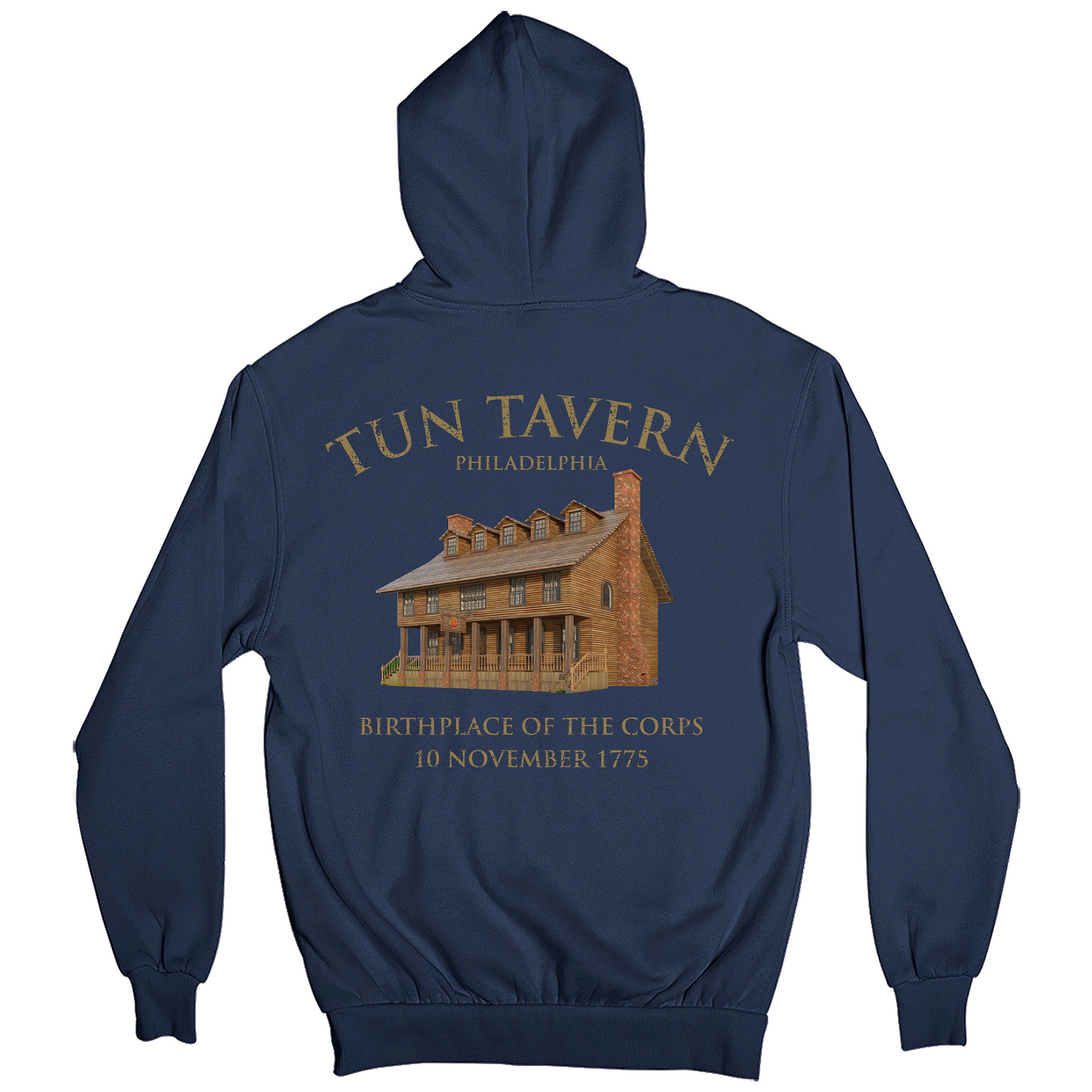 USMC Tun Tavern Born in a Bar Hoodie