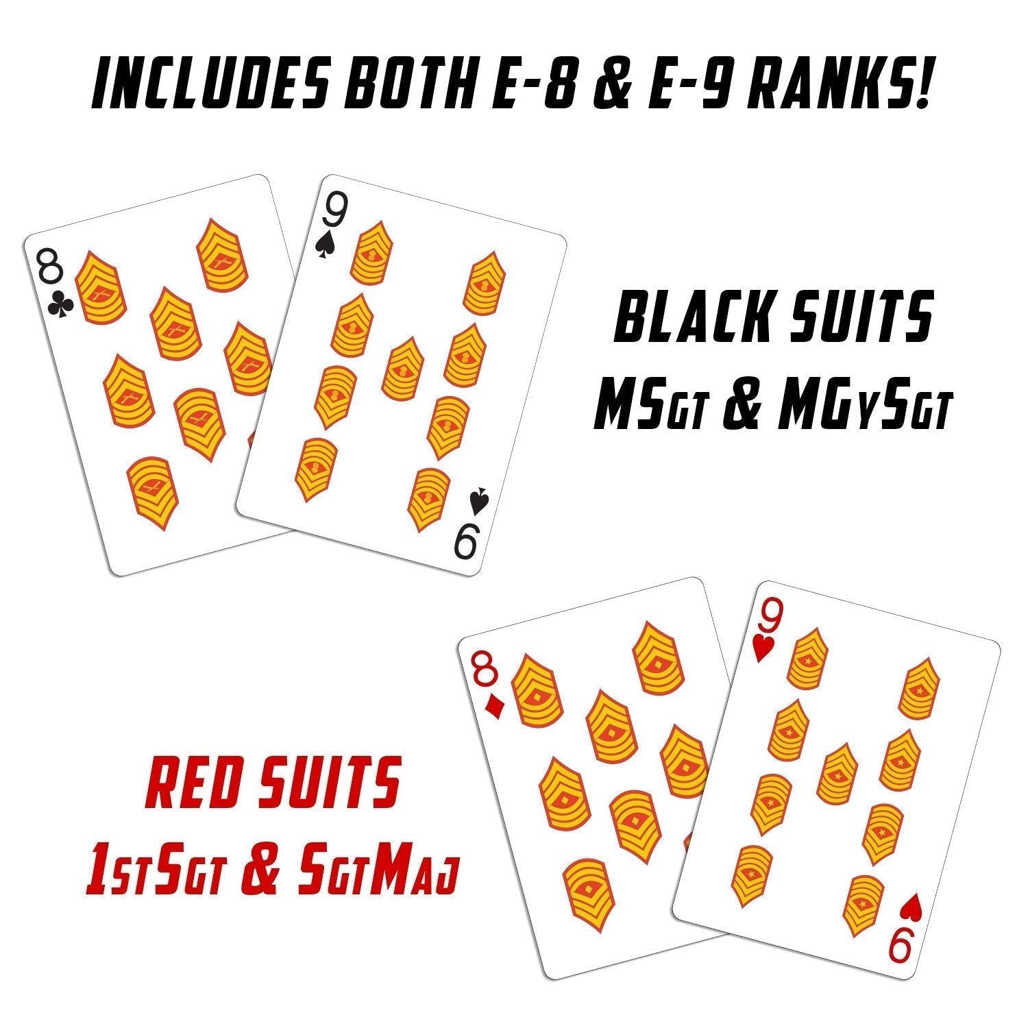 USMC Playing Cards with Marine Corps Dice