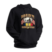 USMC Combat Veteran Ribbon Black Sweatshirt