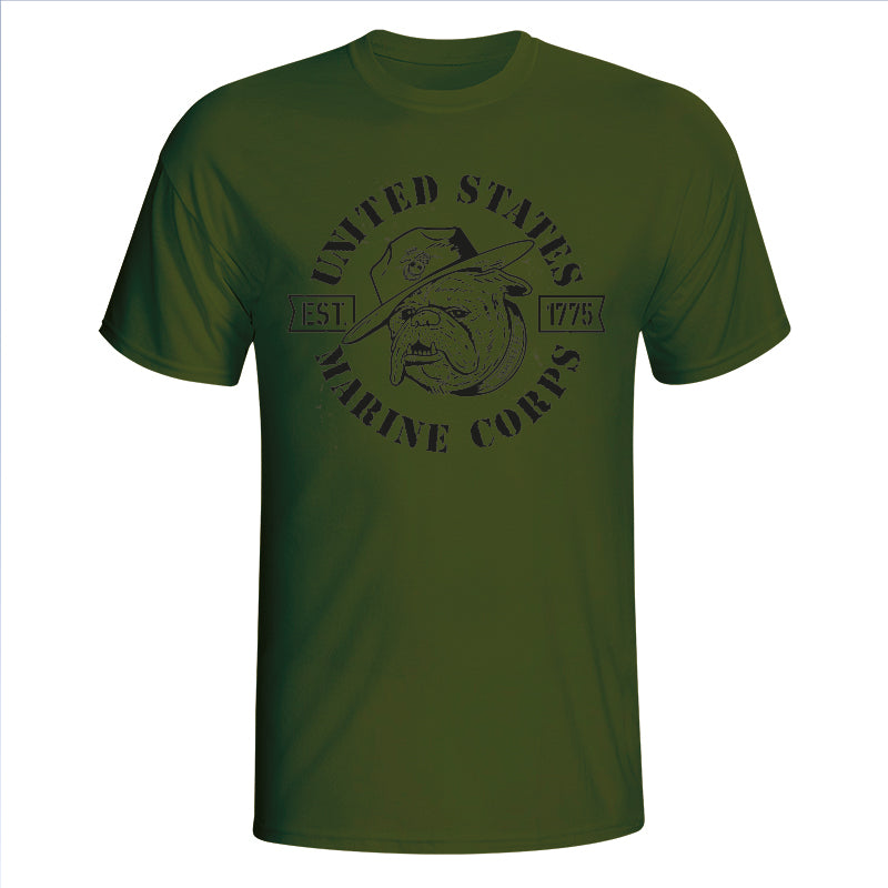 USMC Old School Devil Dog T-Shirt