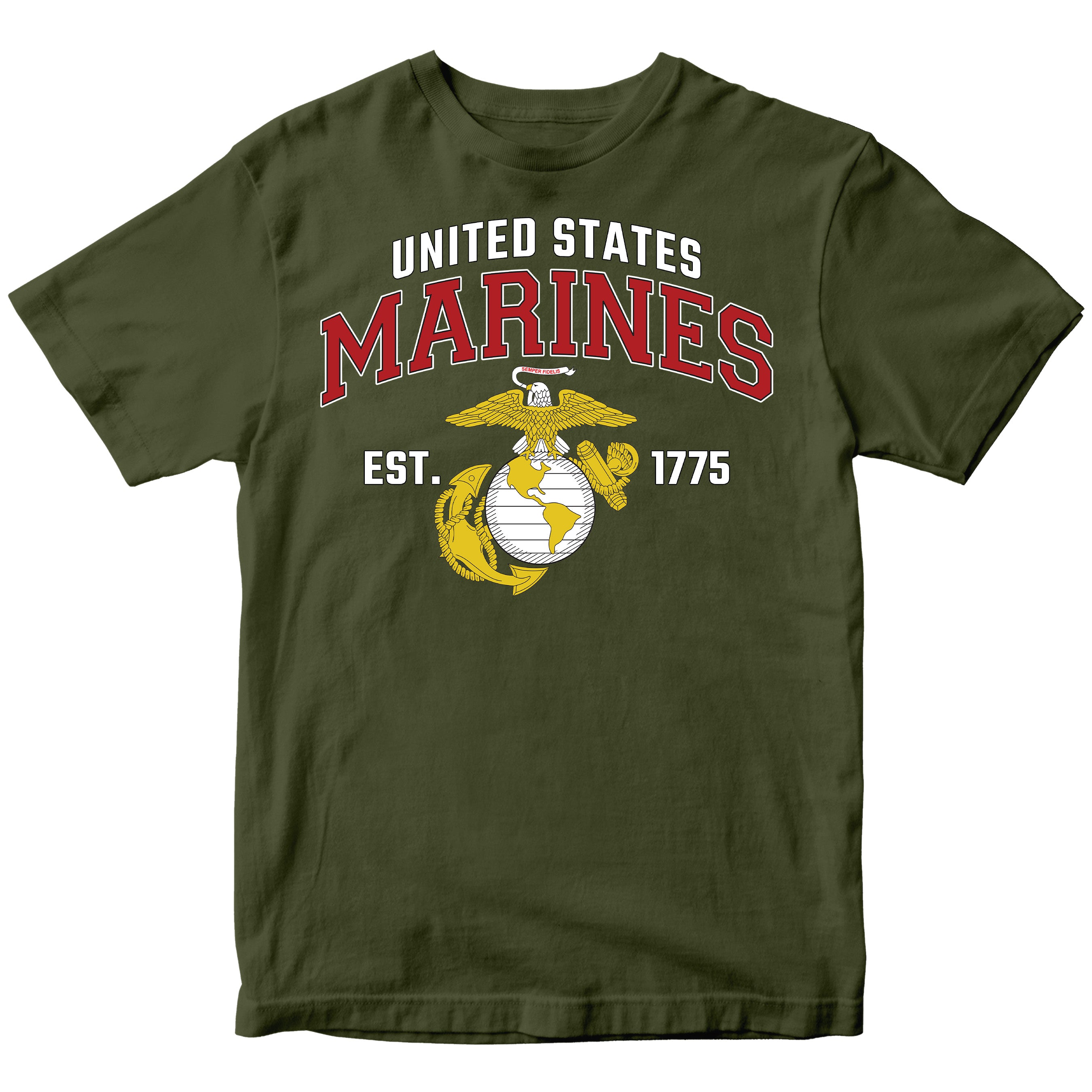 United States Marines - Est. 1775 T-shirt <br> MADE IN USA