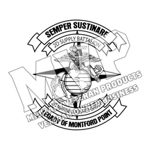 Second Supply Battalion Unit Logo, 2d Supply Bn, 2d Supply Battalion USMC Unit Logo