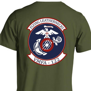 VMFA-122 USMC Unit T-Shirt, VMFA-122 logo, USMC gift ideas for men, Marine Corp gifts men