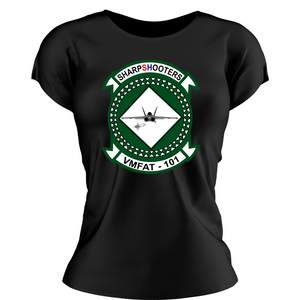 VMFAT 101 Marines Women's Unit Logo T-Shirt