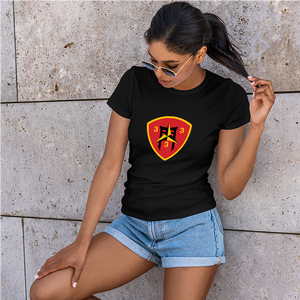 Third Battalion Third Marines,  (3/3) Marines USMC Unit ladie's T-Shirt, 3/3 USMC Unit logo, USMC gift ideas for women, Marine Corp gifts for women 3rd Battalion 3rd Marines