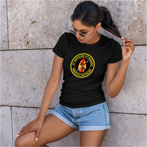 Second Battalion Eighth Marines USMC Unit ladie's T-Shirt, 2/8 USMC Unit logo, USMC gift ideas for women, Marine Corp gifts for women 2nd Battalion 8th Marines