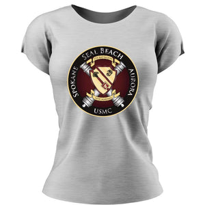 5th Bn 14th Marines USMC Unit ladie's T-Shirt, 5th Bn 14th Marines logo, USMC gift ideas for women, Marine Corp gifts for women