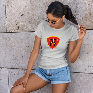 Third Battalion Third Marines,  (3/3) Marines USMC Unit ladie's T-Shirt, 3/3 USMC Unit logo, USMC gift ideas for women, Marine Corp gifts for women 3rd Battalion 3rd Marines