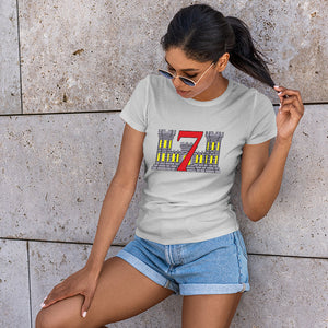 7th Engineer Support Battalion USMC Unit ladie's T-Shirt, 7th ESB USMC Unit Logo, USMC gift ideas for women, Marine Corp gifts for women