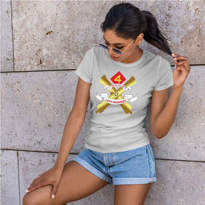 3rdBn 14th Marines USMC Unit ladie's T-Shirt, 3d Bn 14th Marines, USMC gift ideas for women, Marine Corp gifts for women3d Bn 14th Marines