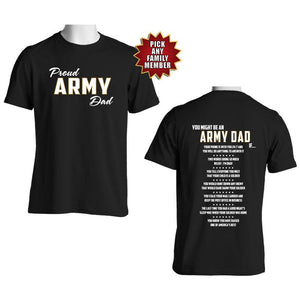 You Might Be an Army Family If – Army Graduation T-shirt