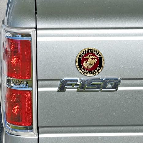 USMC - 2.25 Inch Color Medallion