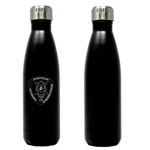 2nd Bn 10th Marines logo water bottle, 2dBn 10th Marines hydroflask, Second Battalion Tenth Marines USMC, Marine Corp gift ideas, USMC Gifts for women 17 Oz water bottle