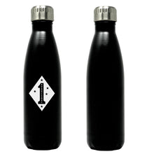 1st Marine Division USMC Unit logo water bottle, First Marine Division Unit Logo hydroflask, 1st MARDIV USMC Unit, Marine Corps gift ideas, USMC Gifts for women 17 oz Water bottle