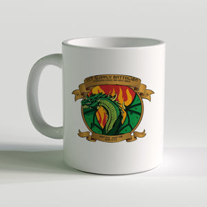1st Supply Battalion Unit Logo White Coffee Mug
