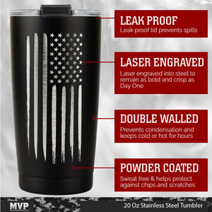 20 oz American Flag Insulated Stainless Steel Tumbler